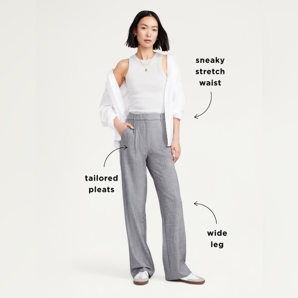 NWT Old Navy Extra High-Waisted Taylor Trousers - Navy - Picture 10 of 10